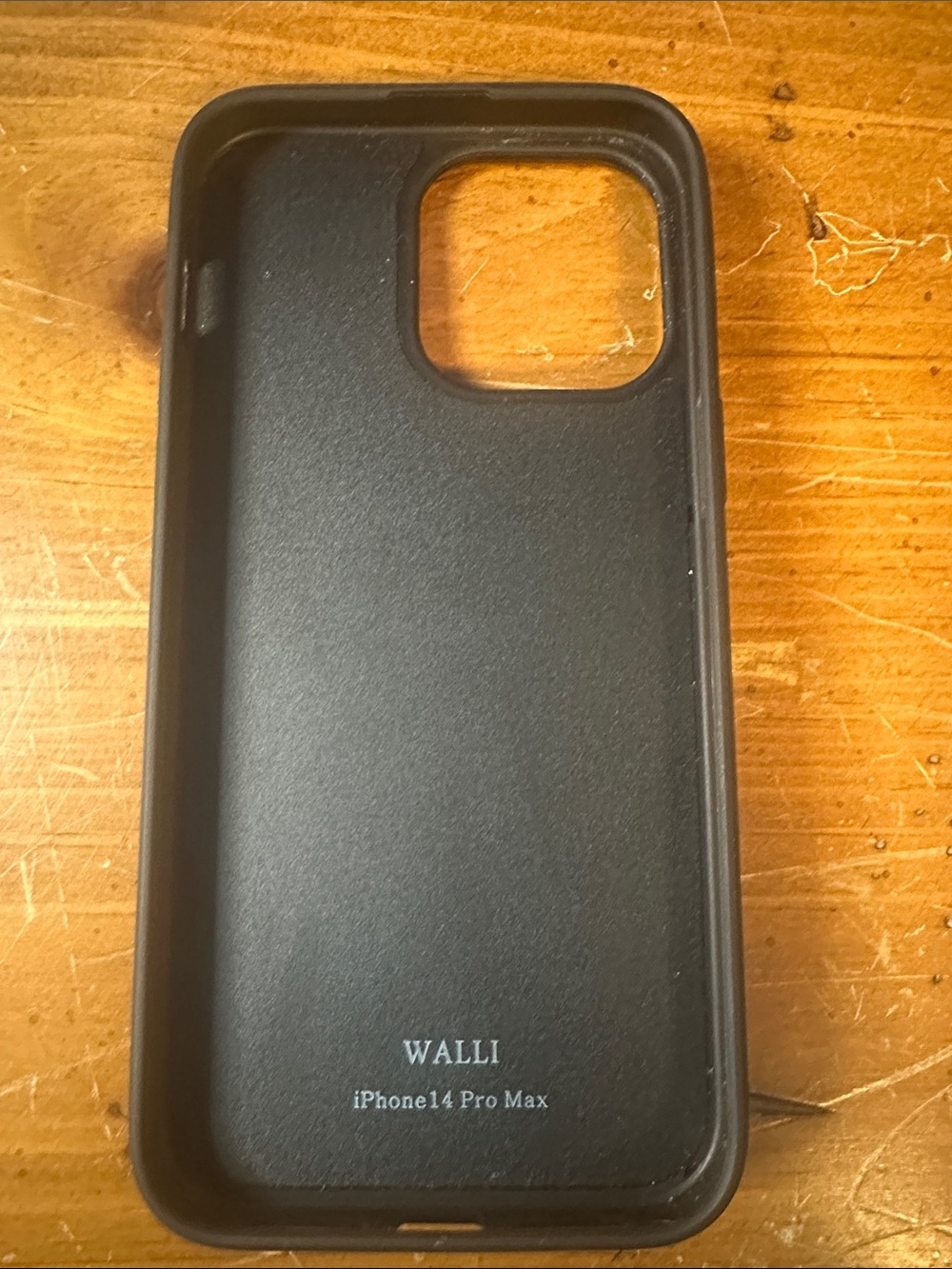 WALLI Phone Case with Black Leopard Print and Card Slot iPhone 14promax - Picture 2 of 3